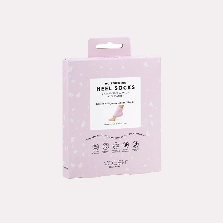 Moisturizing Heel Socks - Pink