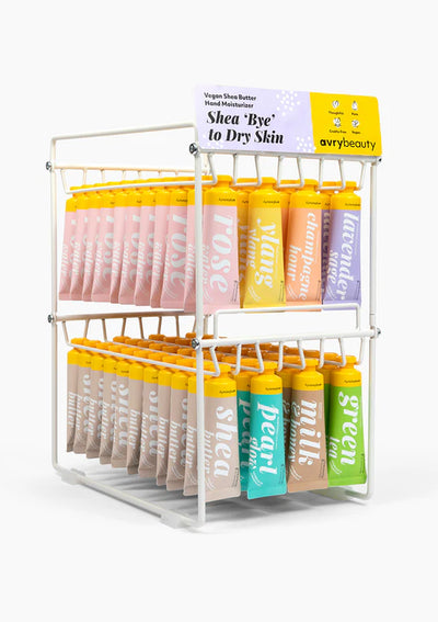 Deluxe Shea Bye To Dry Skin Display Kit  (200 lotions, display rack & shelf talker)