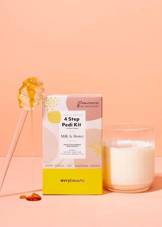 4 Step Pedi Kit - Milk & Honey